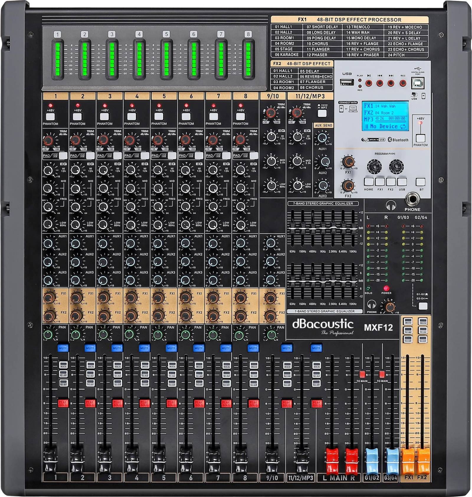 MIXER DBACOUSTIC MXF12